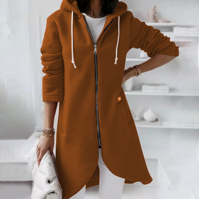 WW | Langer Pullover mit Reißverschluss