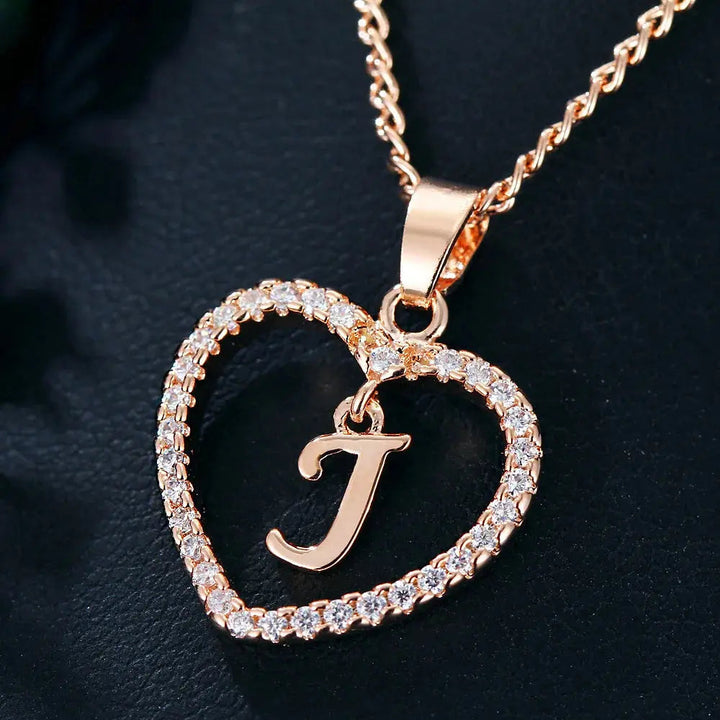 W&W Mode | Buchstaben Zirkon Liebe Kette Schmuck Anhänger