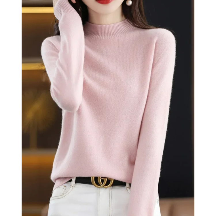 WW | Weiche Cashmere Pullover Damen Luxuriöser Strickpullover für Frauen