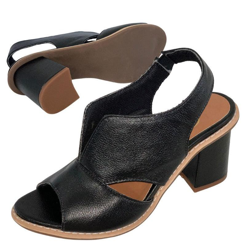 Damen-Sandalen aus echtem Leder für Alltag und Freizeit