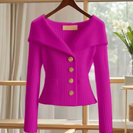 WW | Gestrickte Kurze Strickjacke