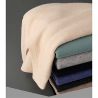 WW | Kaschmir Pullover Herren, V-ausschnitt, Weiches Kaschmir Strickmaterial