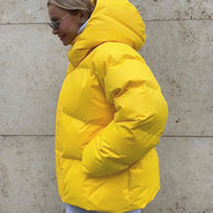 WW | Lockere Baumwollgefütterte Jacke
