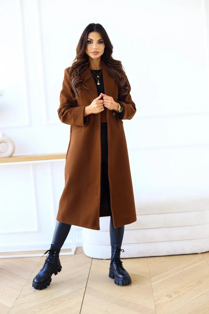 W&W Mode | Klassischer Langer Trenchcoat mit