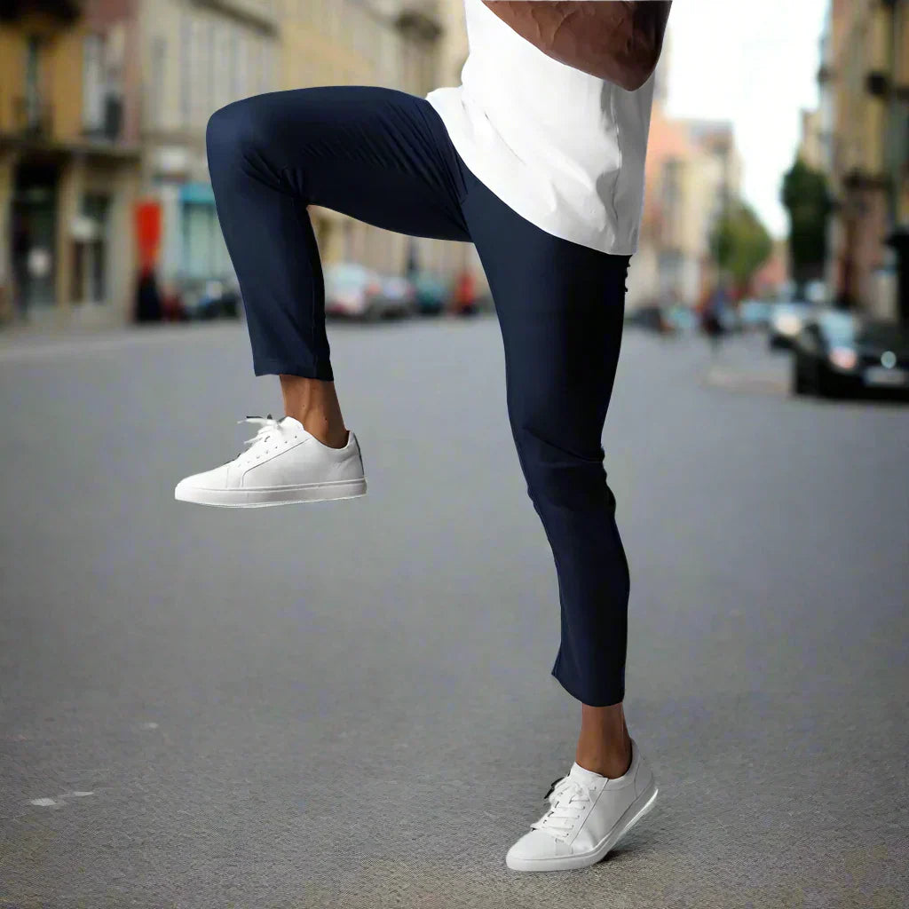 WW | Slim Fit Chinos Baumwoll Stretch Knöchellang Bequem Und Vielseitig