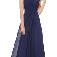 Damen Maxikleid mit höchster Eleganz und feinen Spitzenapplikationen WW