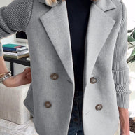 WW | Eleganter Blazer mit kontrastierenden Ärmeln