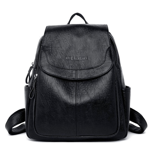 WW | Weinlese Leder Damen Rucksack