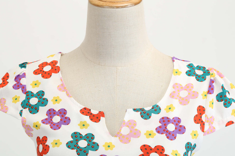 WW | Damenkleid für Hochzeitsgäste mit weitem Saum