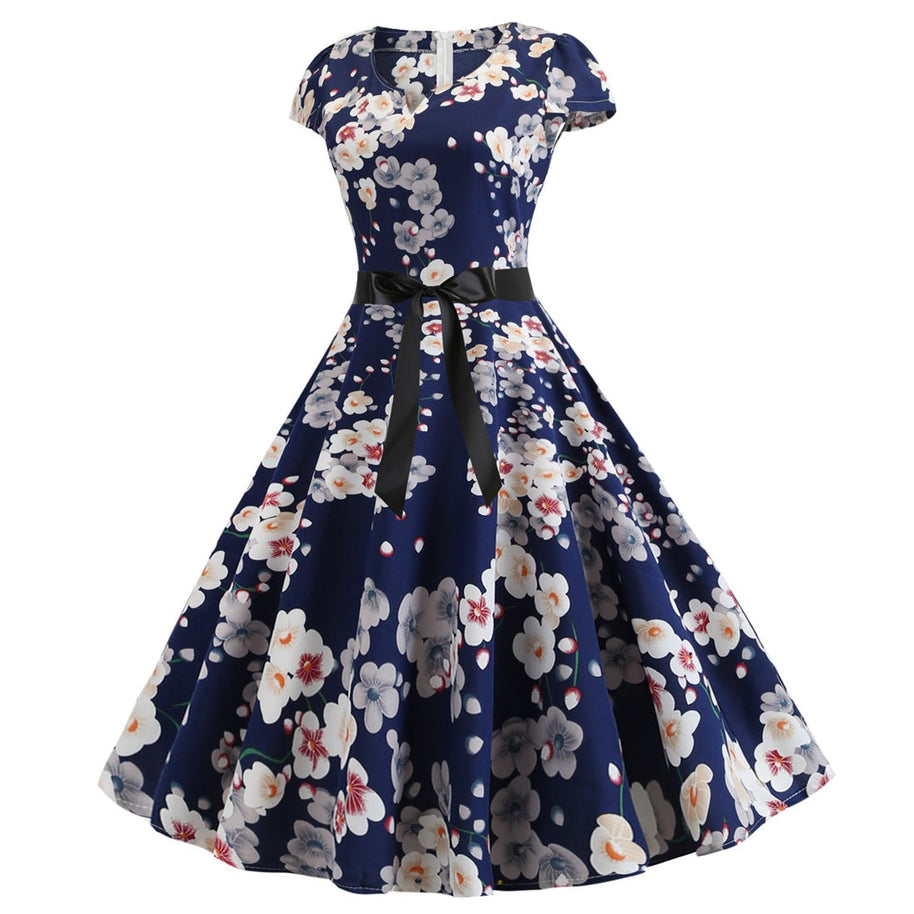 WW | Damenkleid für Hochzeitsgäste mit weitem Saum