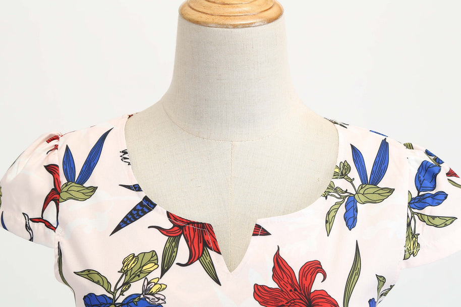 WW | Damenkleid für Hochzeitsgäste mit weitem Saum