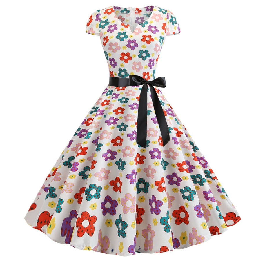 WW | Damenkleid für Hochzeitsgäste mit weitem Saum