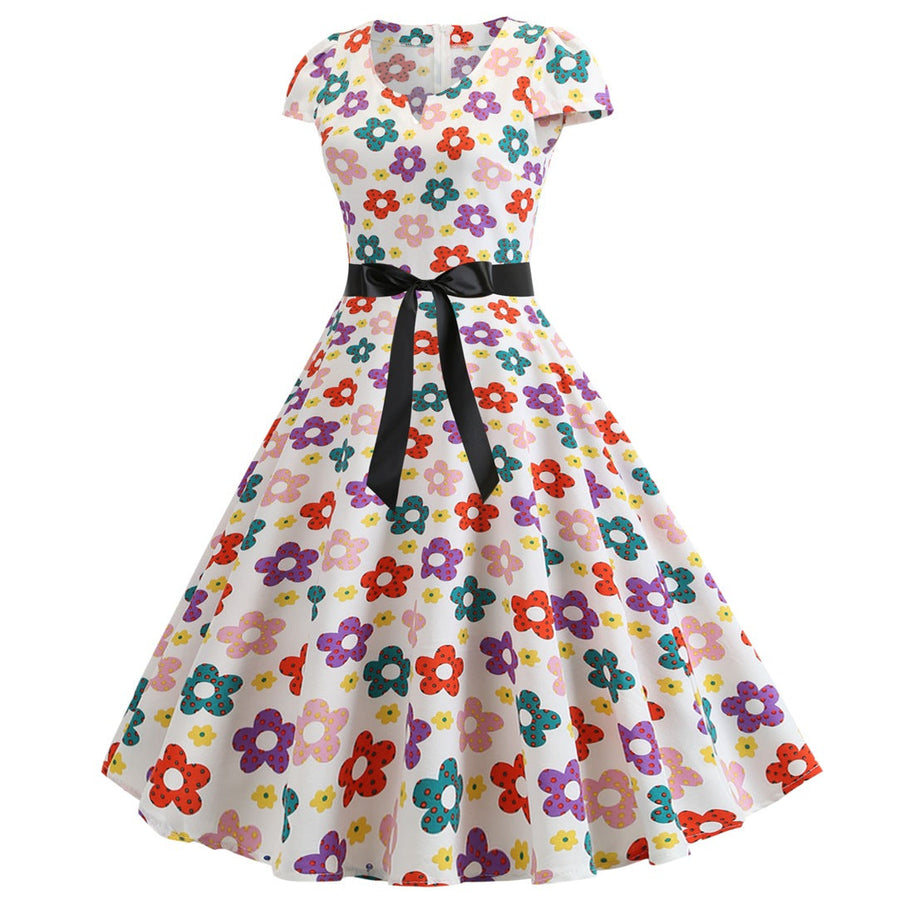 WW | Damenkleid für Hochzeitsgäste mit weitem Saum