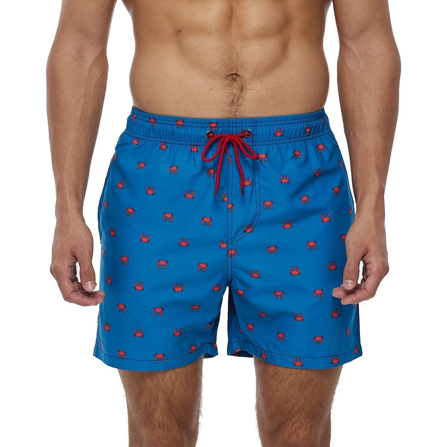 WW | Atmungsaktive Badeshorts mit Funky Print für Männer