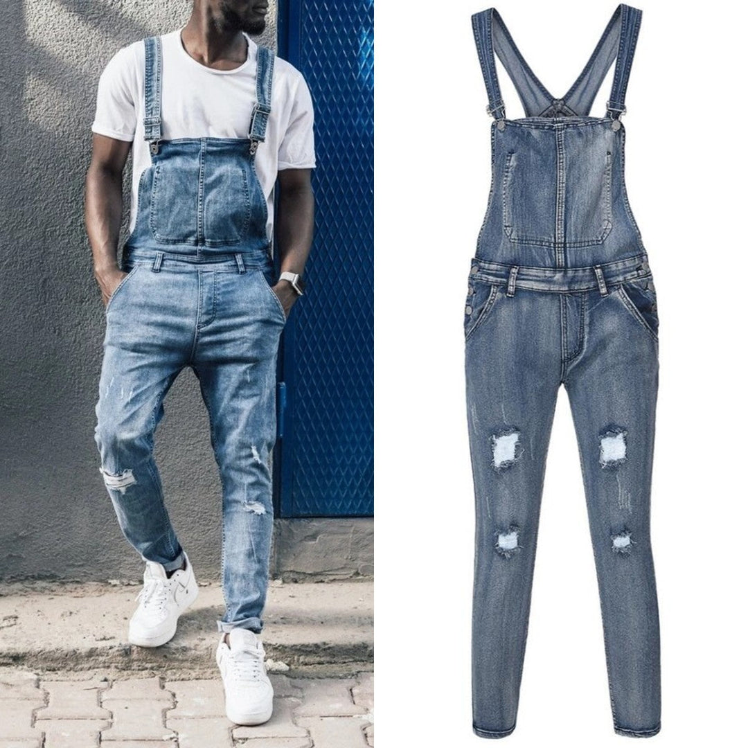 Herren-Denim-Overall