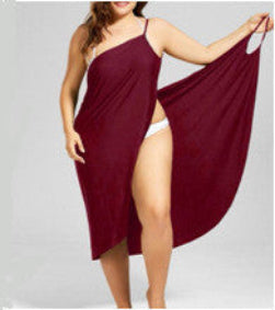 WW | Plus Size Strandrock Mit Trägern