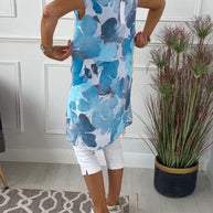 WW | Lässiges Longtop mit Farbenfrohem Blumenprint