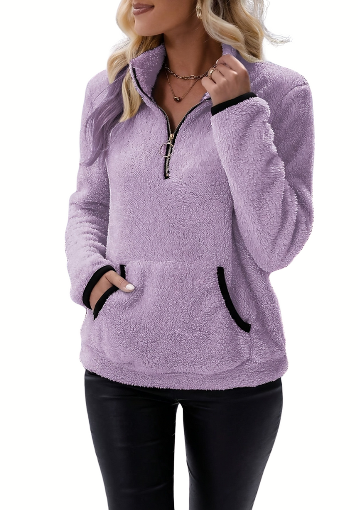 WW | Halb-Reißverschluss Pullover