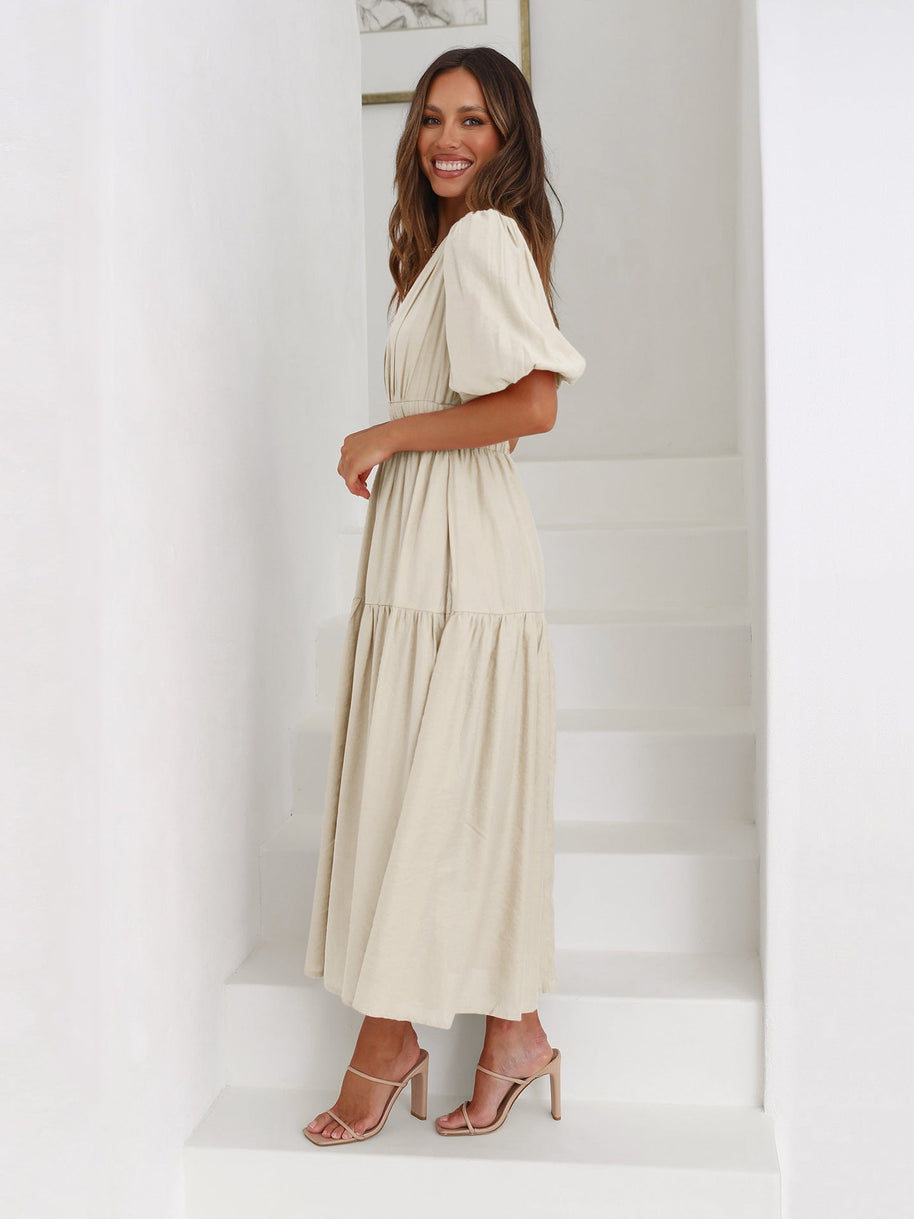 WW | Kleid mit Puffärmeln Für Frauen