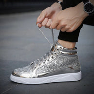 WW | Herren Basket Schuhe mit Glänzendem Effekt