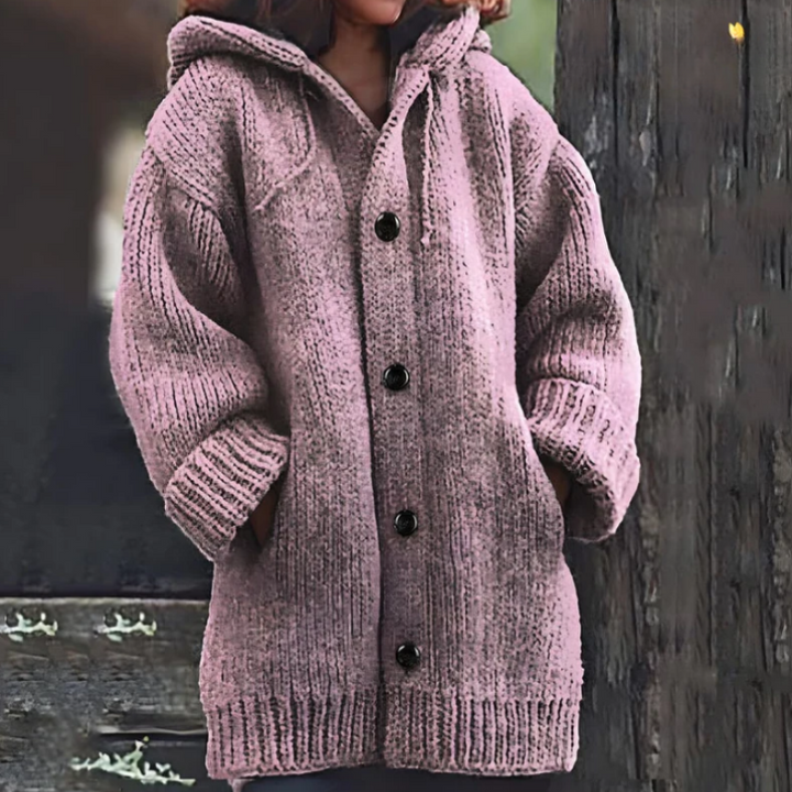 W&W Mode | Lange Jacke mit Kapuze