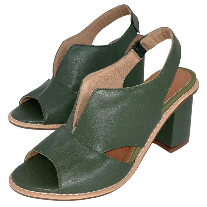 Damen-Sandalen aus echtem Leder für Alltag und Freizeit