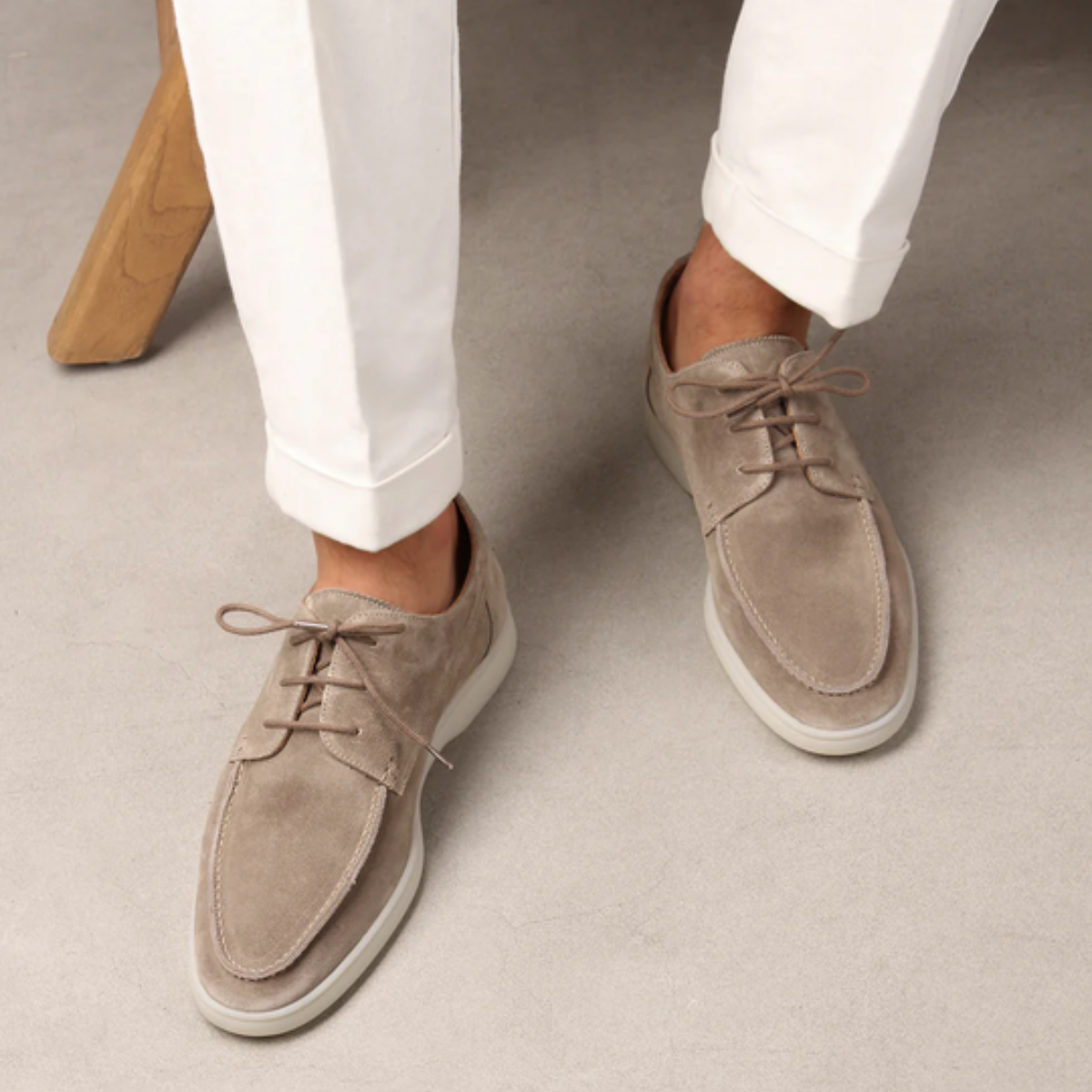 WW | Wildleder Schnürschuhe Für Herren