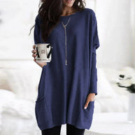 WW - Damen Oversized-Tunika Pullover für entspannten Komfort