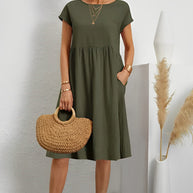 WW | Midi-Kleid mit Seitentaschen