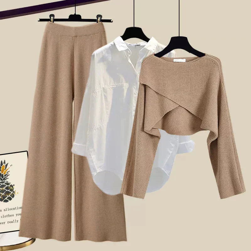 W&W Mode | Bequemes Dreiteiliges Langarm Set