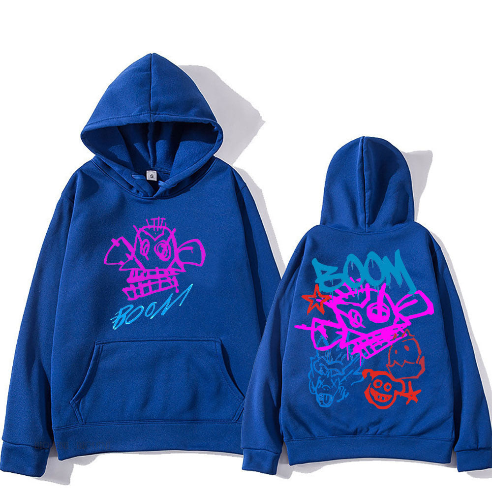 WOLFF | Arcane Jinx Cartoon Langarm-Hoodie