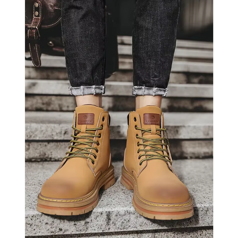 WW | Outdoor Herrenschuhe Stiefel Mit Rutschfester Sohle Und Schnürung
