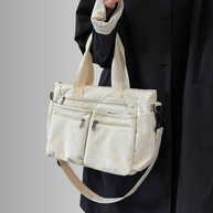 WW | Cord Schultertasche Mit Mehreren Taschen Für Damen