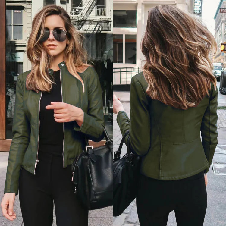 WW | Modische Lederjacke