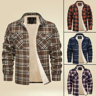 WW | Karierte Jacke für Herren Kurz