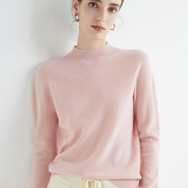 W&W Mode | Cashmere Pullover Damen Rundhals Weicher und Leichter Strickpullover