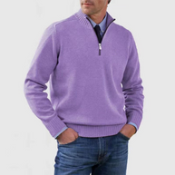 WW | Herrenpullover Mit Halbem Reißverschluss