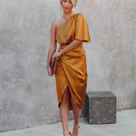 WW | Sexiest einäugiges ungleichmäßiges Rockkleid Damen Abendkleid