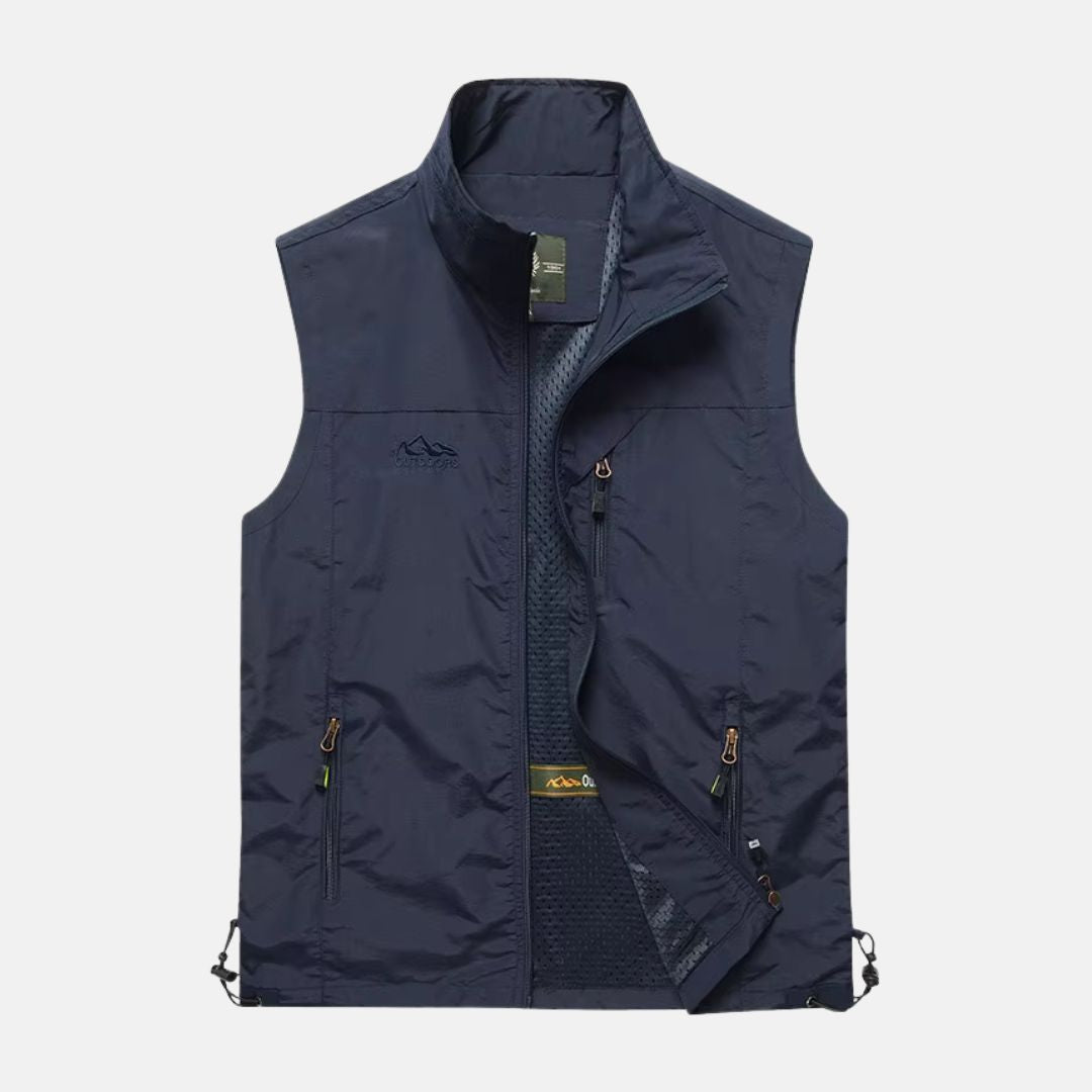 WW | Leichte Multifunktionsweste mit Taschen für Herren für den Outdoor-Einsatz