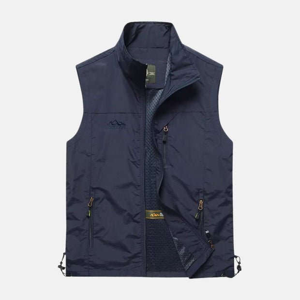 WW | Leichte Multifunktionsweste mit Taschen für Herren für den Outdoor-Einsatz