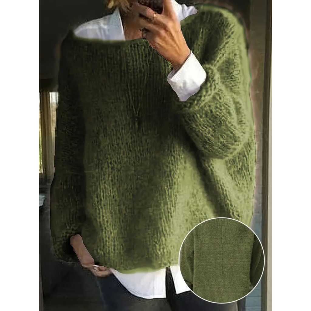 WW | Pullover Damen Strick Casual mit Langen Ärmeln