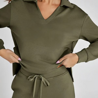 WW | Damen Zweiteiliges Satz Komfortable & Trendy Ausstrahlung Für Frauen