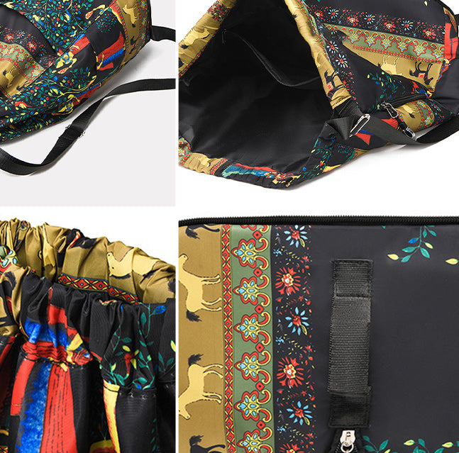 Wasserdichter faltbarer Rucksack mit Kordelzug
