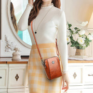 WW | Elegante Leder Umhängetasche
