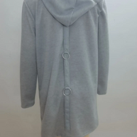 WW | Lange Strickjacken Für Damen Eleganter Strickjacke Mit Kapuze Und Knöpfen