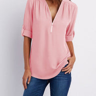 Maxime™ - Langärmelige Lockere Bluse