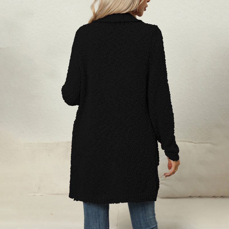 WW | Lässiger Einfarbiger Cardigan