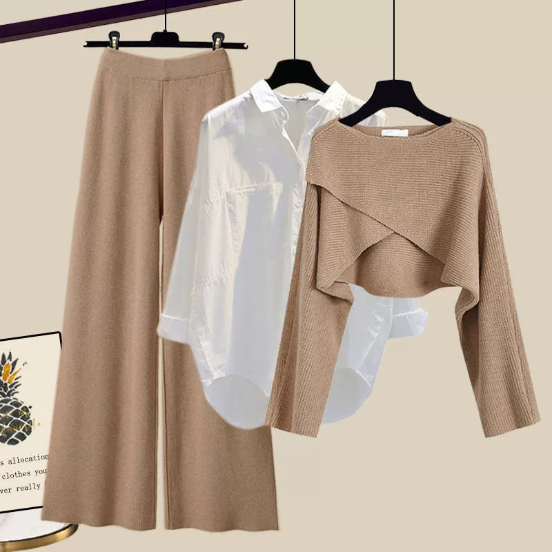 W&W Mode - Bequemes dreiteiliges Langarmset
