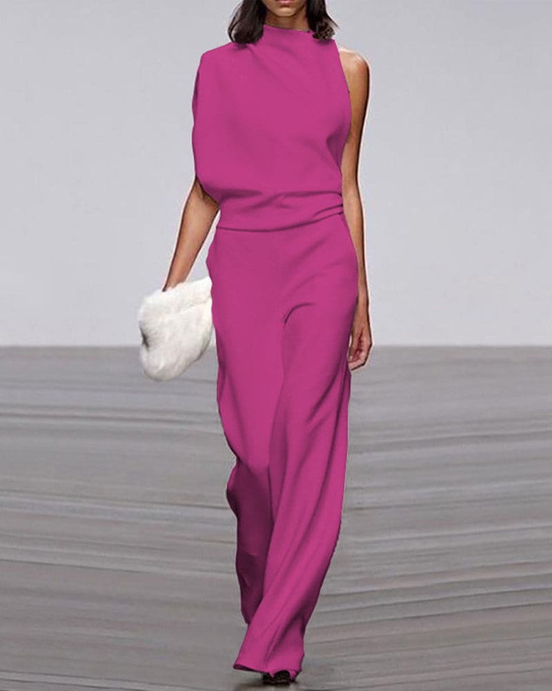 WW | Premium Ein Schulter Jumpsuit