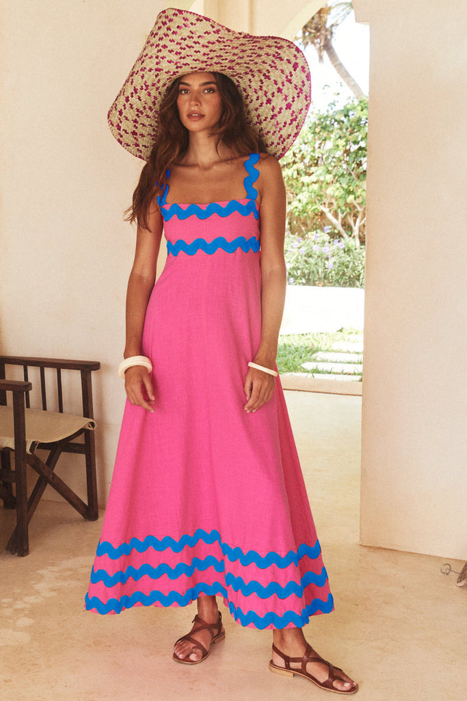 WW | Wellen Maxi Kleid